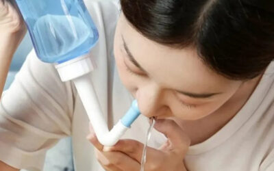Lavado nasal después de una rinoplastía