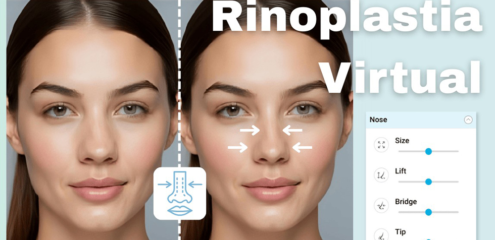 simulador digital de rinoplastia simulación de rinoplastía